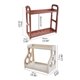 thumbnail image 2 of 2-Tier Plastic Kitchen Shelf Organizer Corner Storage Rack Kitchen Spice Storage Organizer Seasoning Bottles Holder apricot, 2 of 2