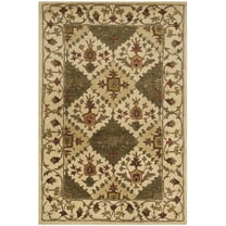 SAFAVIEH Antiquity Clarisse Oriental Wool Area Rug, Beige, 4' x 6'