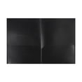 thumbnail image 1 of Carpeta Yuseik de color negro, paquete de plástico resistente con bolsillos, apta para papel tamaño carta A4, ideal para la escuela y la oficina (1 carpeta)., 1 of 4