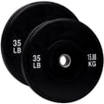 thumbnail image 1 of PRISP Olympic Bumper Weight Plate - Rubber Plate for 2 Inch Olympic Barbell with Steel Insert; Pairs, Sets and Single Plates Available, 1 of 9