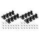 thumbnail image 1 of 16 Piezas Guías de Piso para Puertas Corredizas de Guías para Puertas de Armarios Herrajes Plástico Piso Simple Montado En la Pared Guía de Riel Inferior, 1 of 7