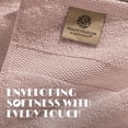 thumbnail image 6 of White Classic Luxury 650 Gsm Cotton Bath Sheet Towels, Extra Large Bathroom Towels Oversized, Pink, 35 x 70, 2 Pack, 6 of 7