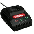 Hyper Tough 20V Max Lithium Ion Fast Charger with Quick Battery