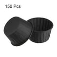 thumbnail image 3 of 150pcs 3.5oz Moldes para Magdalenas de Papel de Tamaño Estándar Envoltorios Antiadherentes Desechables para Bodas Cumpleaños Navidad Postres Negro, 3 of 6