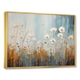 thumbnail image 2 of Designart "Wonderland Of Minimalist Wildflowers" Meadow Floater Framed Wall Decor, 2 of 5