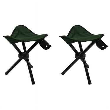 2X Folding Tripod Stool Outdoor Portable Camping Seat Fishing Chair New