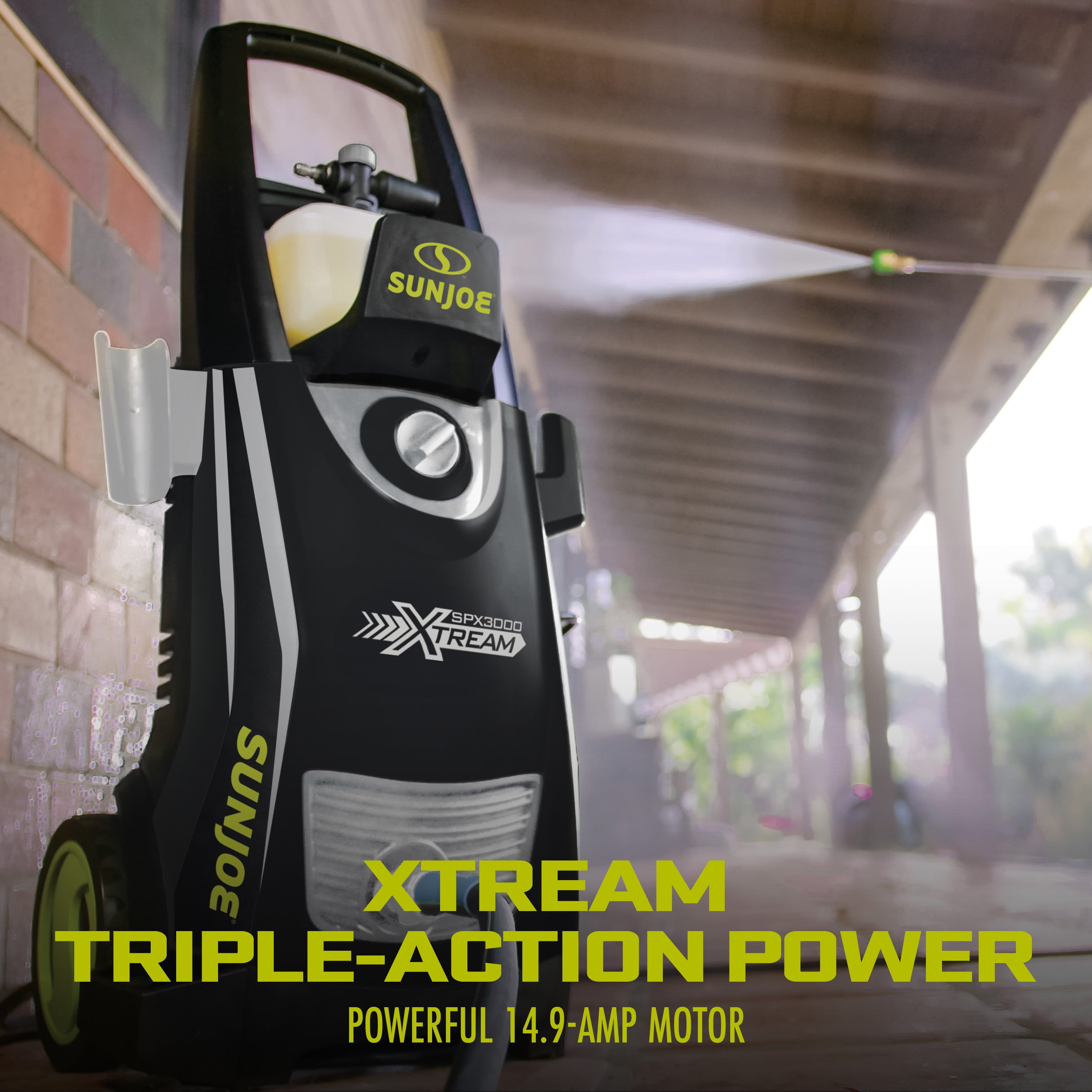 Sun Joe Xtream Clean Electric Pressure Washer, 14.9-Amp, 2200 PSI Certified Rated, 1.1 GPM Rated Flow