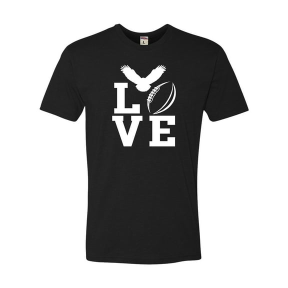 Adult Love Football Philadelphia Deluxe T-Shirt