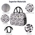 thumbnail image 4 of Insulated Lunch Bag for Women, Floral Print Oxford Fabric Lunch Box, Leakproof Thermal Cooler Tote for Work, School & Picnic, Leopard Animal Print, 4 of 5