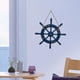 thumbnail image 5 of Decoración de pared con volante de barco, decoración de playa, decoración de madera Azul profundo, 5 of 9