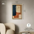 thumbnail image 5 of Blue And Cream II Canvas Midcentury Abstract Wall Art by Art Remedy, Gold Frame, 20" x 30", 5 of 7
