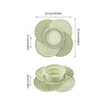 thumbnail image 3 of Pet Slow Feeder Bowl, 2-in-1 Foldable Silicone Lick Mat with Suction Cups, 1 Pack Non Slip Slow Eating Pet Feeding Bowl, Slow Down Eating Choking Prevention Feeder for Dogs and Cats, 3 of 6