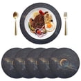 thumbnail image 5 of Ryvnso Planet Space Stars Round Plate Mats Dining Table Placemat Set of 4 for Holiday Decoration, 5 of 7