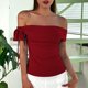 thumbnail image 4 of Camisetas Casuales de Mujer sin Mangas Diseño de Cuello en V, Ligero Poliéster Primavera Y Blusa de Verano, 4 of 4