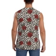 thumbnail image 4 of Fotbe Men's Leopard Print Rose Print Men's Sleeveless Muscle Tank Tops Casual T-Shirts for Gym Workout Beach-Medium, 4 of 8