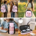 thumbnail image 5 of HUIACONG 4PCS Pink Heart Axolotl Elementary Backpack for Girls, 17" School Bag Set with Lunch Box for Age 7-12, 5 of 7