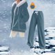 thumbnail image 1 of HongQid Womens 2 Piece Sweatsuit Set Sherpa Winter Coats Fleece Zip Up Jackets Warm Plush Hooded Plus Size Winter Coats Oversized Fuzzy Jackets with Pants, 1 of 9