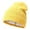 Yellow, variant on Winter Hats for Women Cold Weather Gear Women Fashion Solid All Autumn and Winter Knitted Warm Woolen Hat