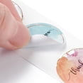 thumbnail image 4 of 2 Roll Paper Thank You Gift Sticker Rolls Round Dot Decals for Journaling Scrapbooking Crafting DIY Projects Diaries and Art Supplies Mixed Color 25mm 500pcs/roll Making DIY, 4 of 4