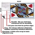 thumbnail image 2 of Cornhole Board Wraps and Decals for Boards Set of 2 Skins Professional Vinyl Covers Sticker - King and Queen of Hearts Wooden Style Cornhole Decal for Boards Covers Sticker Cornhole Vinyl Wraps, 2 of 6
