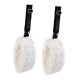 thumbnail image 4 of Paquete de 2 correas elásticas, flexibles y ajustables para reformer de Pilates. Blanco, 4 of 9