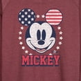 thumbnail image 3 of Disney - Americana - Mickey Usa Ears - Women's Lightweight French Terry Long Sleeve Shirt, 3 of 5