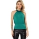 thumbnail image 1 of INSPIRE CHIC Blusa Sin Mangas Lentejuelas Cuello Halter Para Mujer Lago Verde L, 1 of 5