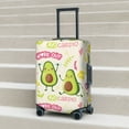 thumbnail image 6 of Rateoe Avocado Work Out Printed Luggage Cover, Suitcase Protector Fits 18-32 Inch Luggage-Large, 6 of 7