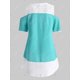 thumbnail image 2 of Más el tamaño de hombro abierto del cordón de la blusa Insertar Rosegal Blusas Tallas Grandes, 2 of 5