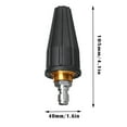 thumbnail image 3 of 1/4” Rotating Pressure Washer Nozzle – Stainless Steel & Brass Spray Tip for Vehicles, Driveways & Heavy-Duty Cleaning, 3 of 7