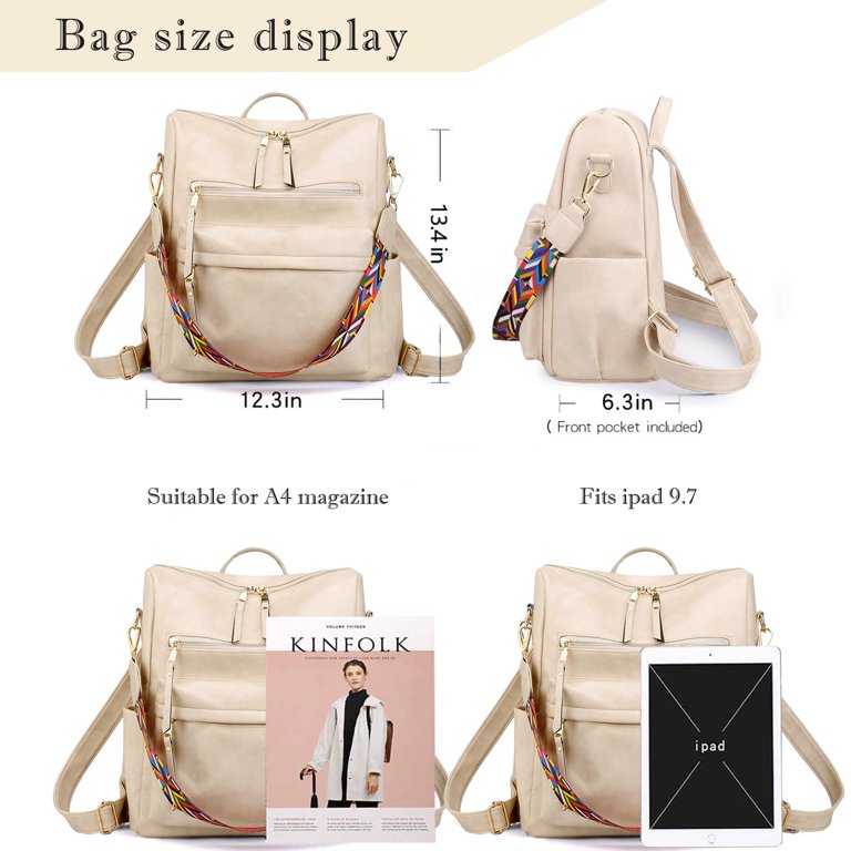 YOMYM Women Backpack Purse Leather Designer Ladies  display picture 1