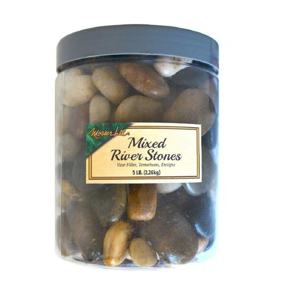 Mosser Lee ML2163 Pierres de Rivière Couverture de Sol Mixte - Lot de 8