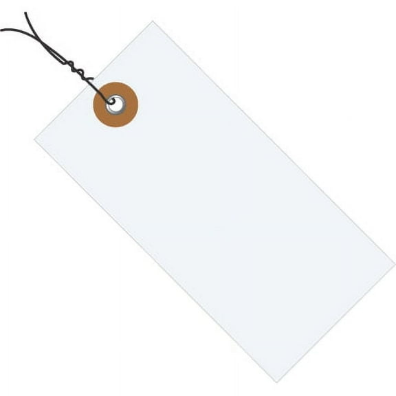 5 1/4 x 2 5/8" Tyvek? Shipping Tags, PreWired 1000/Case