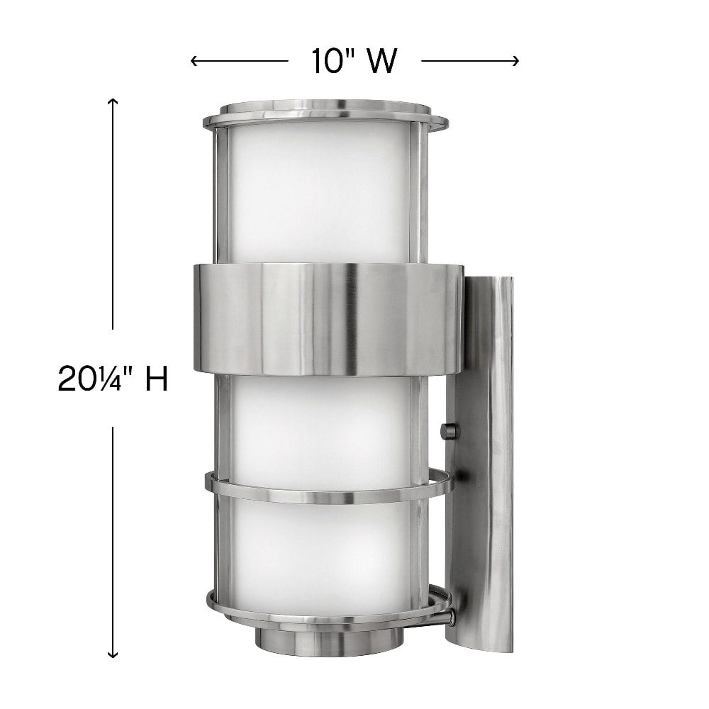 Hinkley Lighting H1905 20.25" Height 1 Light Outdoor Wall Sconce From The Saturn