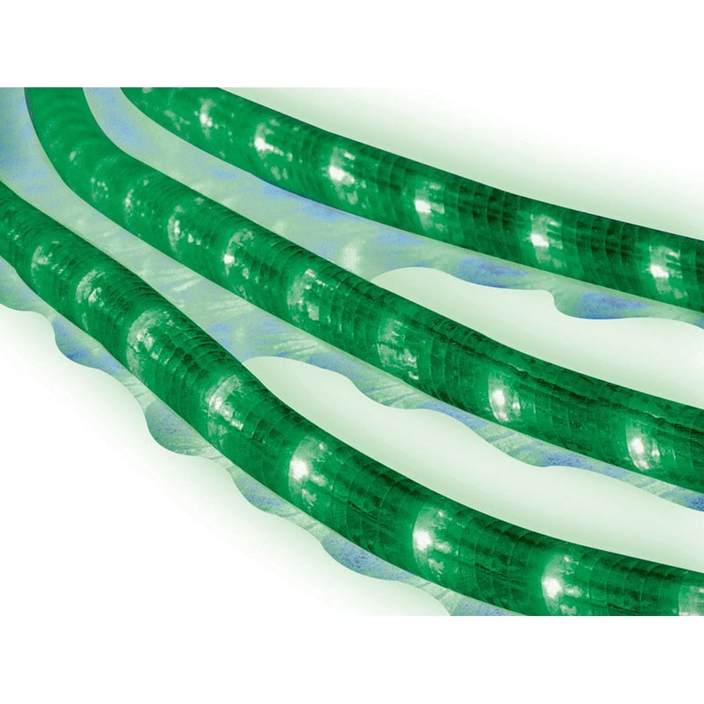 celebrations indoor/outdoor incandescent rope light, 18 feet, 216 green
