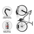 thumbnail image 1 of 1 PACK Swivel Bike Wall Mount Bike Rack Garage with Tire Tray Vertical Bike Storage Rack Bike Bike Rack Hook for Garage, 1 of 6