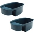 thumbnail image 2 of Cesta de chef filtrante colgante multifuncional ZHCH azul juego de 2 7,5 x 13,5 x 21 cm, 2 of 5