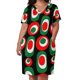 thumbnail image 3 of Vestido de fiesta navideño con medias mangas para mujer, vestido con bolsillo, vestidos anchos con forro polar, 3 of 7
