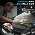 thumbnail image 5 of LED Work Light - 800Lumens Rechargeable COB Work Light with Power Capacity Indicator, Magnetic Base, 360°Swivel, USB Cable for Car Repair, Home, Outdoor Camping and Emergency 3200 mAh, 5 of 6