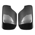 thumbnail image 2 of Wing Mirror Cover, Yctze Carbon Fiber Style Door Wing Mirror Protector Add On Side Rearview Cover Replacement For E46 1998-2005, 2 of 8