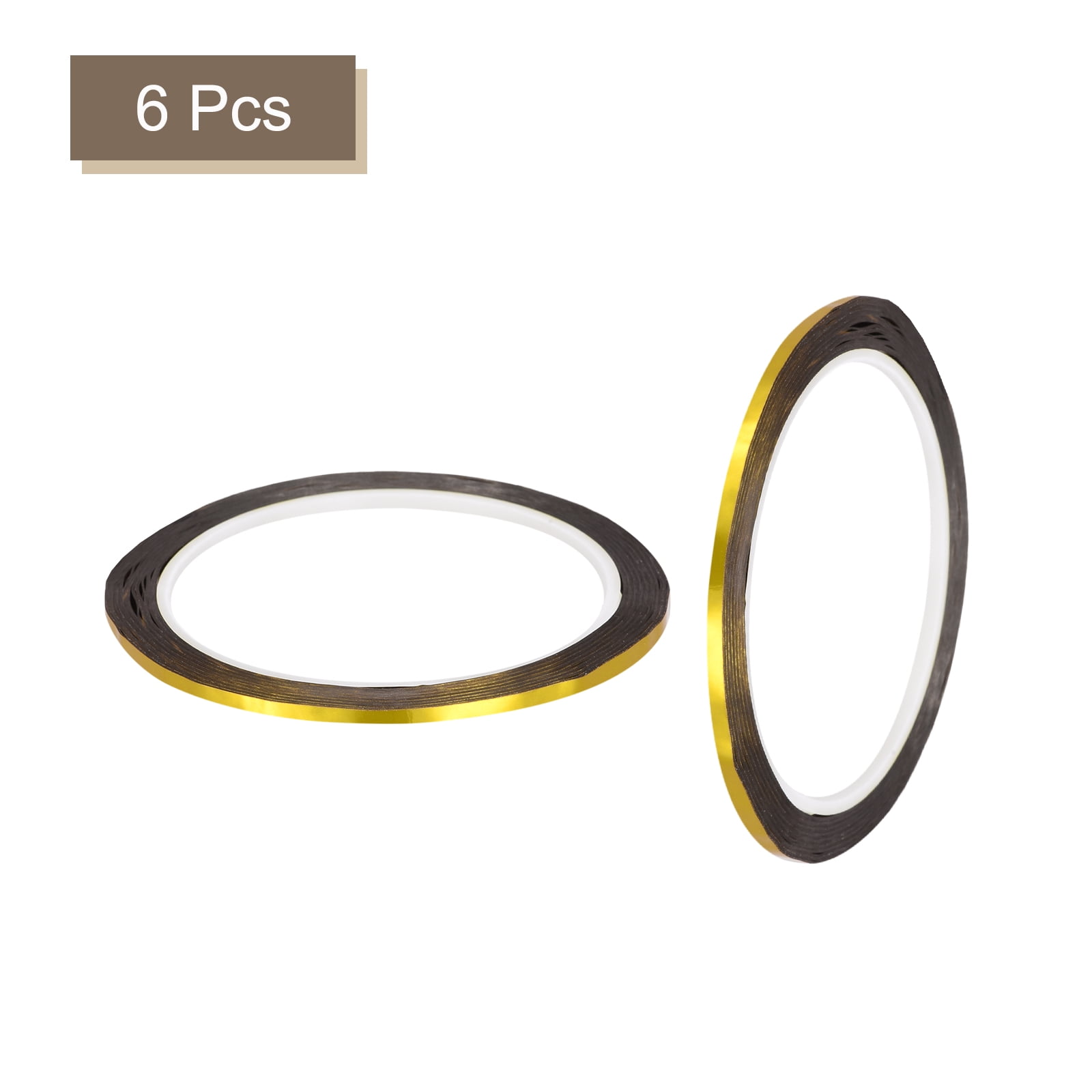 Self Adhesive Film Decor Tape for Crafting and Decoration Projects Gold Tone
