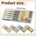 thumbnail image 2 of Retractable Gel Pens Quick Dry Vintage Ink Color Fine Point 0.5mm for Adult Coloring/Bullet Journal/Planner/Doodling/Noting 5-Pack, 2 of 6