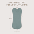 thumbnail image 5 of Comfy Cubs Swaddle Blanket Baby Girl Boy Easy Zipper Wrap 2 Pack Infant (Small 0-3 Months, Nomadic Blue, Azul), 5 of 7