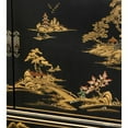 thumbnail image 2 of Oriental Furniture Black Lacquer Dresser, 42.00"W x 18.00"D x 48.00"H, decorative item, oriental design, any occasion, any room, hand crafted, 2 of 3