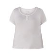 thumbnail image 5 of Terra & Sky Women’s Plus Rib Tee, Sizes 0X-5X, 5 of 5