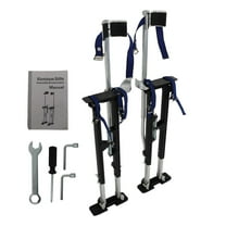 findmall Adjustable Aluminum Drywall Stilts 36 - 48 Inch Painters Walking Tools Black