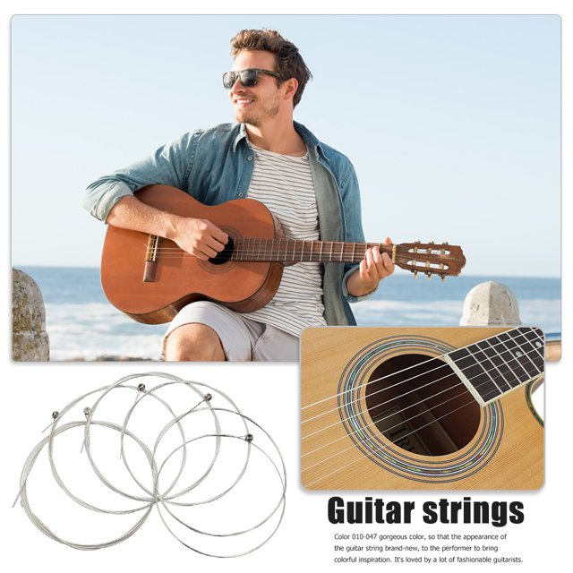 Reemplazo de instrumento de música de cuerdas de aleación de cobre chapado en plata para guitarra popular Tmvgtek 4ut6ar3zb8yh7lt3