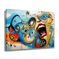 thumbnail image 2 of Abstract Style Works Of Art With Exaggerated And Distorted Faces Poster Decorative Painting Canvas Wall Art Living Room Posters Bedroom Painting,Frame-style,24x36inch(60x90cm), 2 of 8