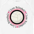 thumbnail image 4 of Inktastic I Love Volleyball Sports Girls Baby Bodysuit, 4 of 5