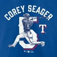thumbnail image 4 of Men's Corey Seager Royal Texas Rangers Player Swing T-Shirt, 4 of 4